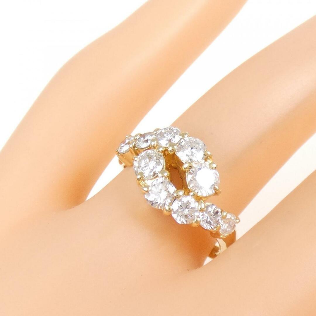 K18YG ダイヤモンド リング 1.27CT レディースのアクセサリー(リング(指輪))の商品写真