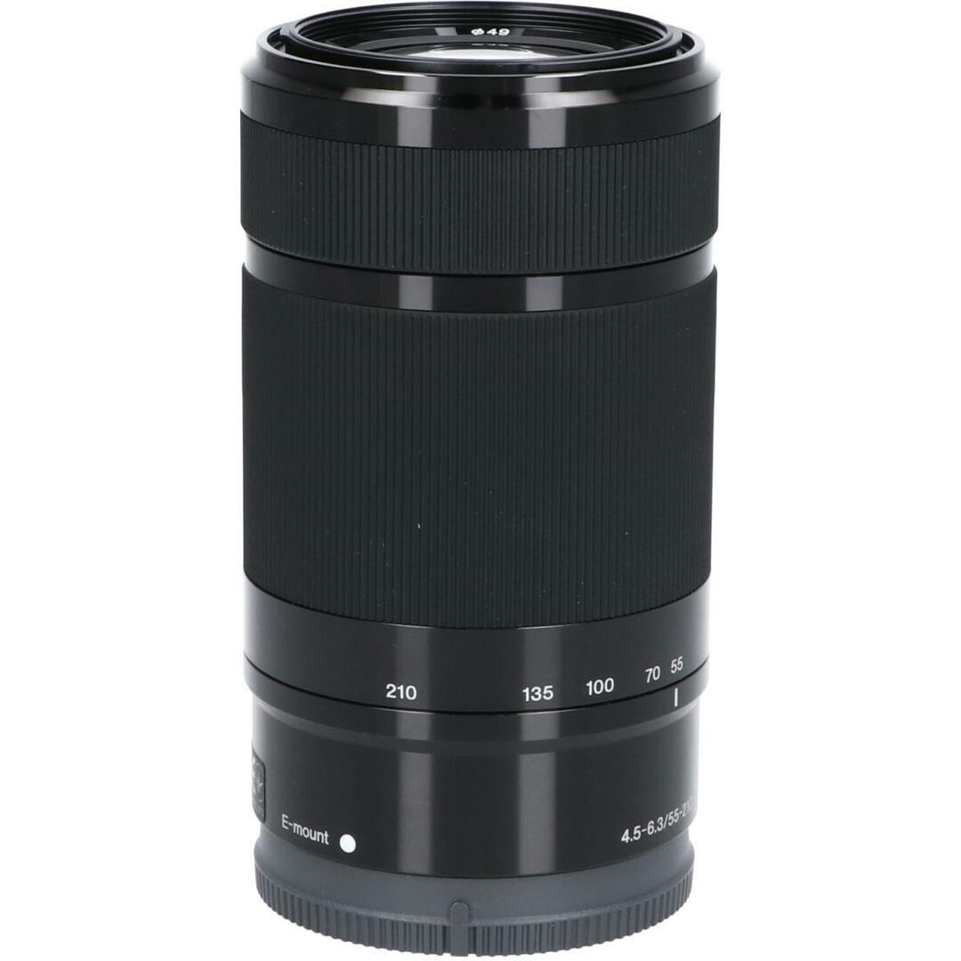 SONY(ソニー)のＳＯＮＹ　Ｅ５５－２１０ｍｍ　Ｆ４．５－６．３ＯＳＳ　ＢＬＡＣＫ スマホ/家電/カメラのカメラ(レンズ(ズーム))の商品写真