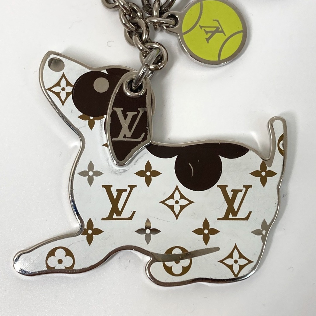 LOUIS VUITTON(ルイヴィトン)のルイヴィトン LOUIS VUITTON ビジューサックLVドッグ  M00747 アニマル 犬 DOG モノグラム バッグチャーム キーホルダー メタル ホワイト レディースのファッション小物(キーホルダー)の商品写真