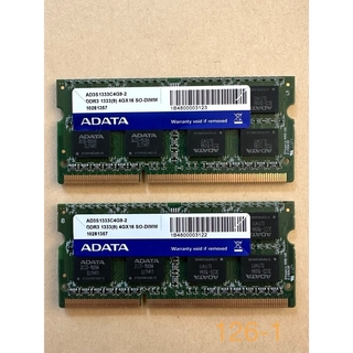 アルダータ(ADATA)のADATA ノートパソコンメモリ4GB 2枚DDR1333 SO-DIMM(PCパーツ)