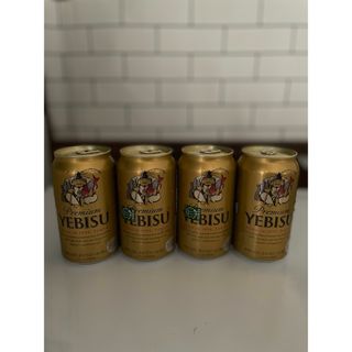 サッポロ(サッポロ)の★エビスビール　YEBISU  缶ビール　4缶★(ビール)