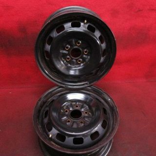 トヨタ(トヨタ)のスチール ホイール 2本 トヨタ 14×5.5J 5穴 PCD 100 +45(ホイール)