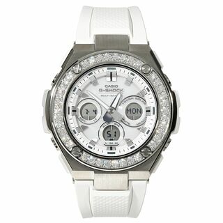 ジーショック(G-SHOCK)のG-SHOCK GST w310 ホワイト 大粒CZダイヤ Gスチール 白(腕時計(アナログ))