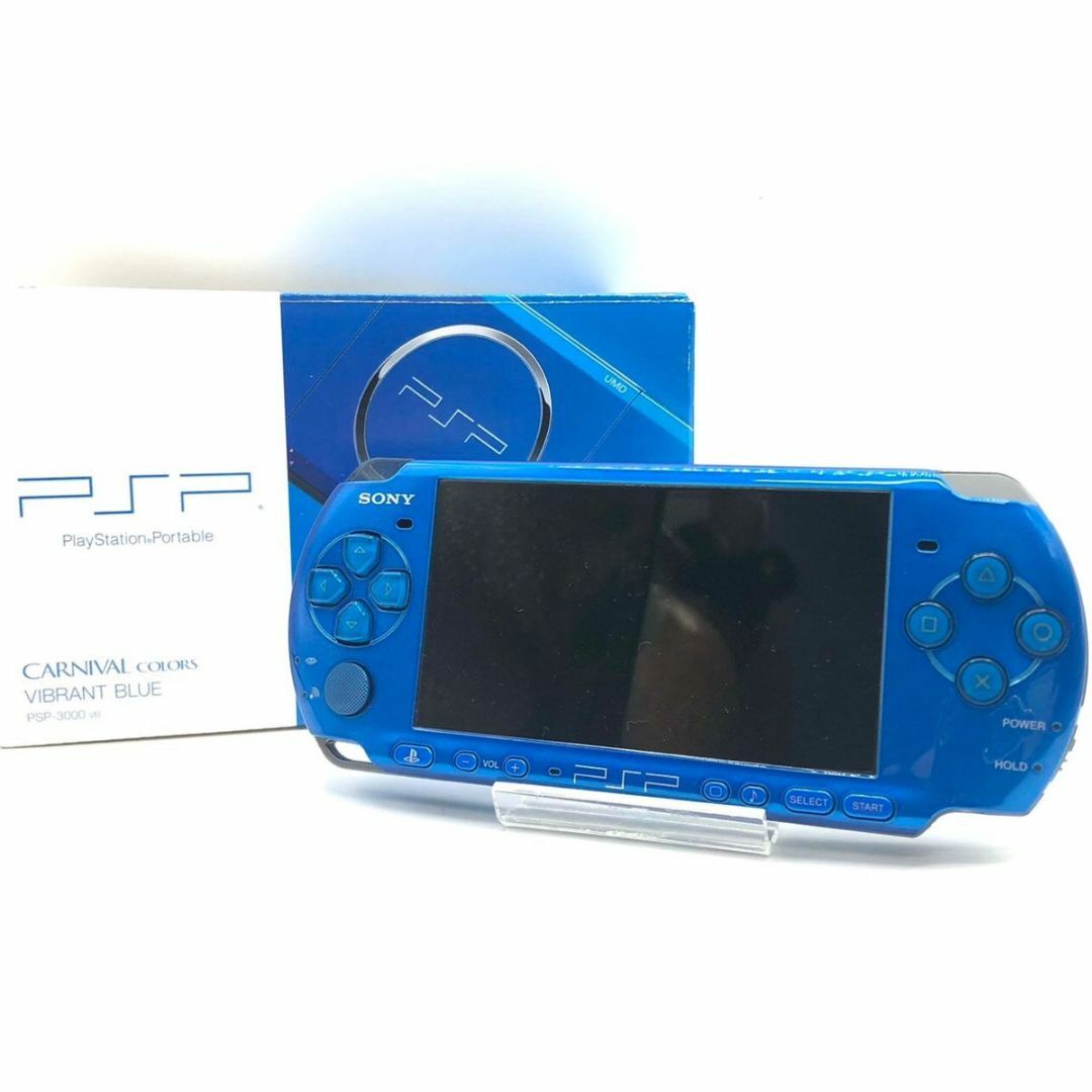 美品〕ソニー PSP PSP-3000 バイブランドブルー の通販 by ぶたさん's