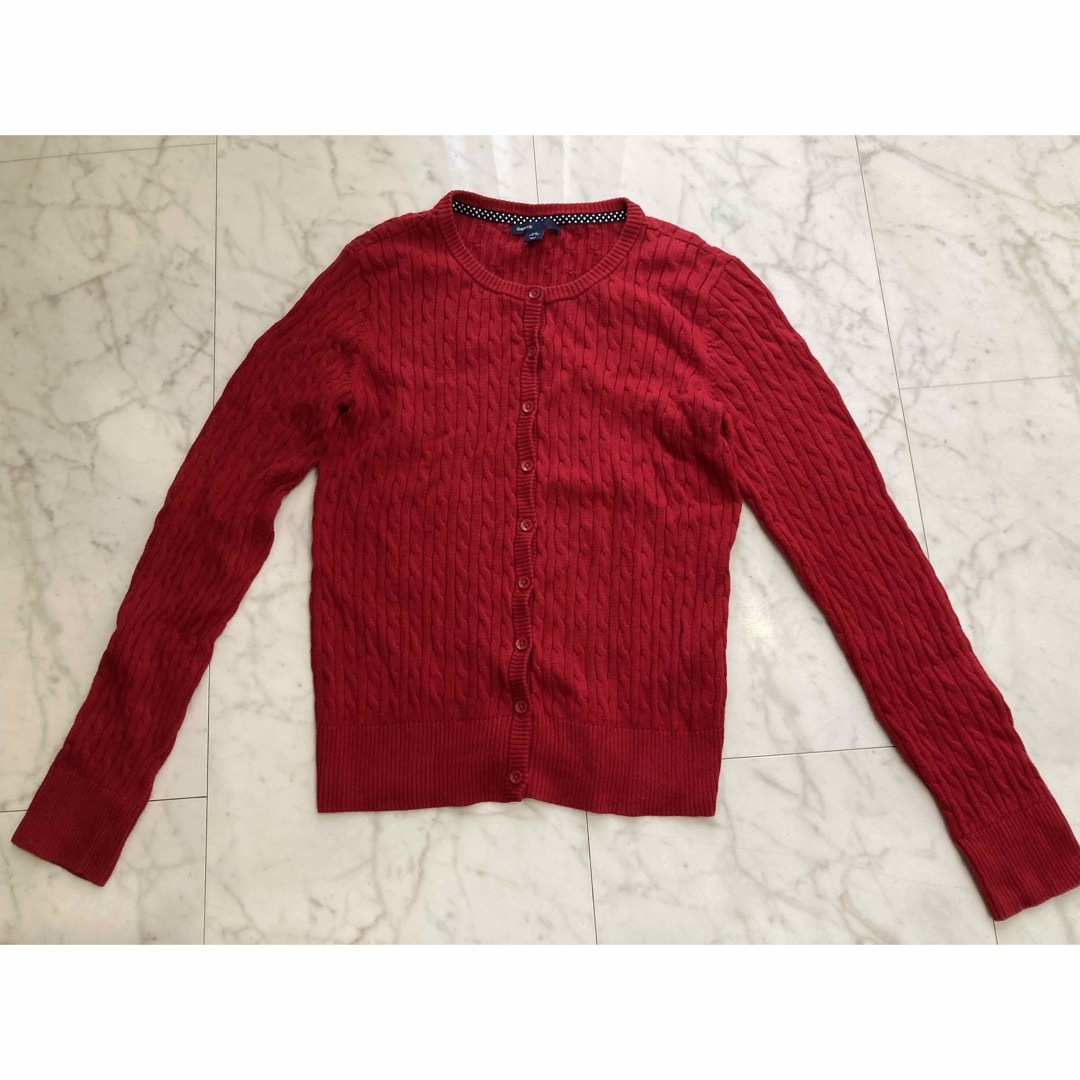 GAP Kids(ギャップキッズ)の最終値下　GAP kids  ケーブルカーディガン160センチ キッズ/ベビー/マタニティのキッズ服女の子用(90cm~)(カーディガン)の商品写真