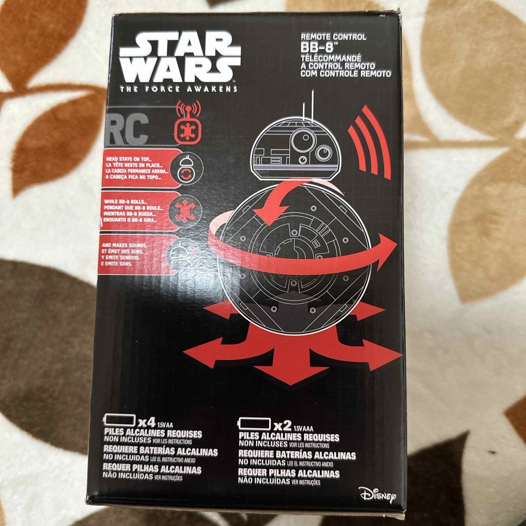 Takara Tomy(タカラトミー)のスター・ウォーズ フォースの覚醒 リモートコントロール BB-8(1セット) エンタメ/ホビーのおもちゃ/ぬいぐるみ(ホビーラジコン)の商品写真