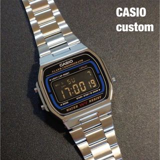 カシオ(CASIO)の【新品】カシオ チープカシオ デジタル 腕時計 黒 液晶反転 レトロ 調(腕時計(アナログ))