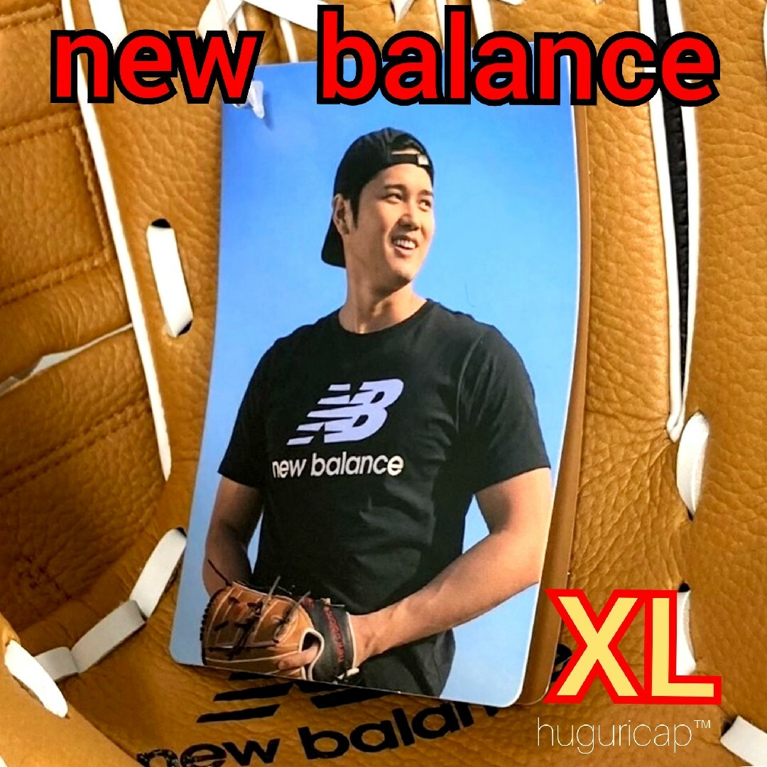 New Balance(ニューバランス)のNew Balance 大谷翔平 スタックドロゴ Tシャツ ブラック XL メンズのトップス(Tシャツ/カットソー(半袖/袖なし))の商品写真