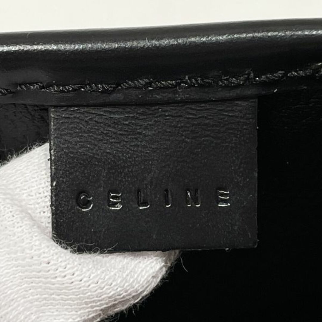 celine(セリーヌ)のCELINE マカダム ヴィンテージ ポーチ PVC レザー レディースのファッション小物(ポーチ)の商品写真