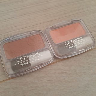 セザンヌケショウヒン(CEZANNE（セザンヌ化粧品）)のセザンヌ/ナチュラルチークN 10 オレンジピンク&18ローズベ(チーク)