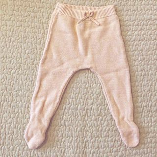 ザラキッズ(ZARA KIDS)の【👼🏻引越しのためお値下げかのう様専用】ザラベビー　足カバー付ニットレギンス(パンツ)