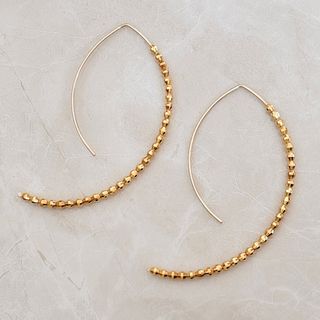 エストネーション(ESTNATION)のK14gold filled ゴールドミラーバナナピアス（L）(ピアス)