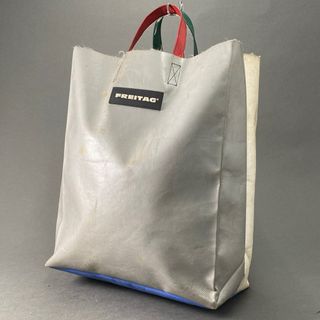 FREITAG - a26 FREITAG フライターグ 25周年別注 F52 MIAMI VICE UR25TH トートバッグ グレー ホワイト ブルー かばん TOTE BAG USED加工 メンズ 男性用