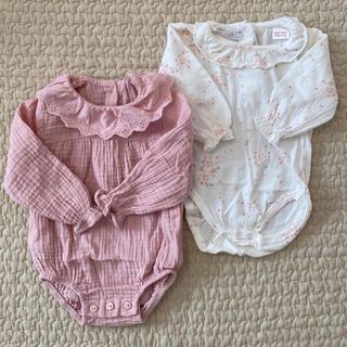 ザラキッズ(ZARA KIDS)の【ZARA】ザラベビー　ロンパースセット(ロンパース)