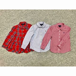 ラルフローレン(Ralph Lauren)のRalph Lauren ラルフローレン 長袖シャツ 100 3点 まとめ売り(ブラウス)