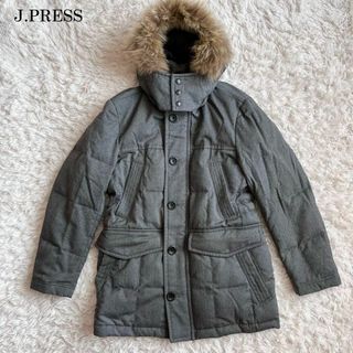 ジェイプレス(J.PRESS)のJ.PRESS リアルファーダウンジャケット　PEPPIN MERINO(ダウンジャケット)