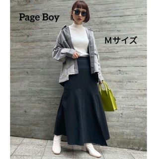 ページボーイ(PAGEBOY)のPAGE BOY  ページボーイ  クリア スエード マーメイド スカート(ロングスカート)