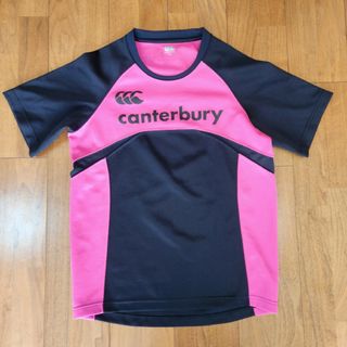 カンタベリー(CANTERBURY)のCanterbury(カンタベリー)Tシャツ　ピンクスポーツウェア練習着運動着(Tシャツ(半袖/袖なし))