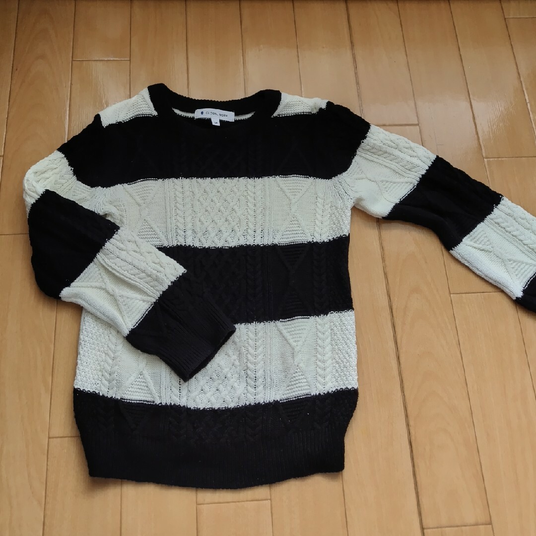 GLOBAL WORK(グローバルワーク)のGLOBAL WORK☆綿100%セーター キッズ/ベビー/マタニティのキッズ服男の子用(90cm~)(ニット)の商品写真