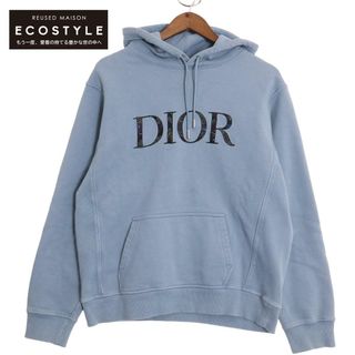 ディオールオム(DIOR HOMME)のディオール オム 21SS ピーター・ドイグ ロゴ刺繍プルオーバーパーカー 143J688A0531 L(スウェット)