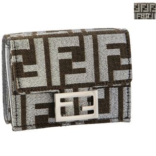 フェンディ(FENDI)のフェンディ FENDI 財布 三つ折り BAGUETTE バゲット FFロゴ ミニ財布 2024年春夏新作 8M0395 APKV (財布)