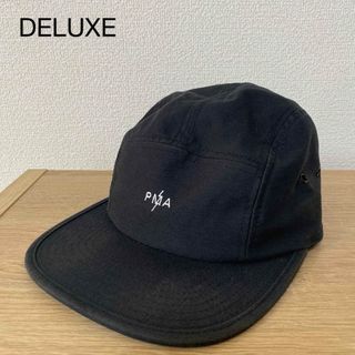 デラックス(DELUXE)の【DELUXE】キャップ　ブラック(キャップ)