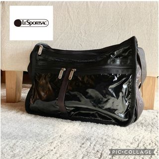 レスポートサック(LeSportsac)のレスポートサック　ナイロン　ブラックパテント　ショルダーバッグ　ブラック　(ショルダーバッグ)