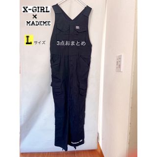 エックスガール(X-girl)の【美品♡】X-girl サロペット/ジュエティジャケット/カンタベリーアノラック(サロペット/オーバーオール)