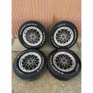 グッドイヤー(Goodyear)の国産　2019年製　215/65R16C ワーク　XTRAP ハイエース　6穴(タイヤ・ホイールセット)