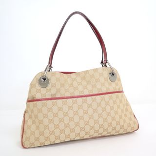 グッチ(Gucci)の【GUCCI】グッチ GGキャンバス ハンドバッグ 121023 レッド/ok04256ar(ハンドバッグ)