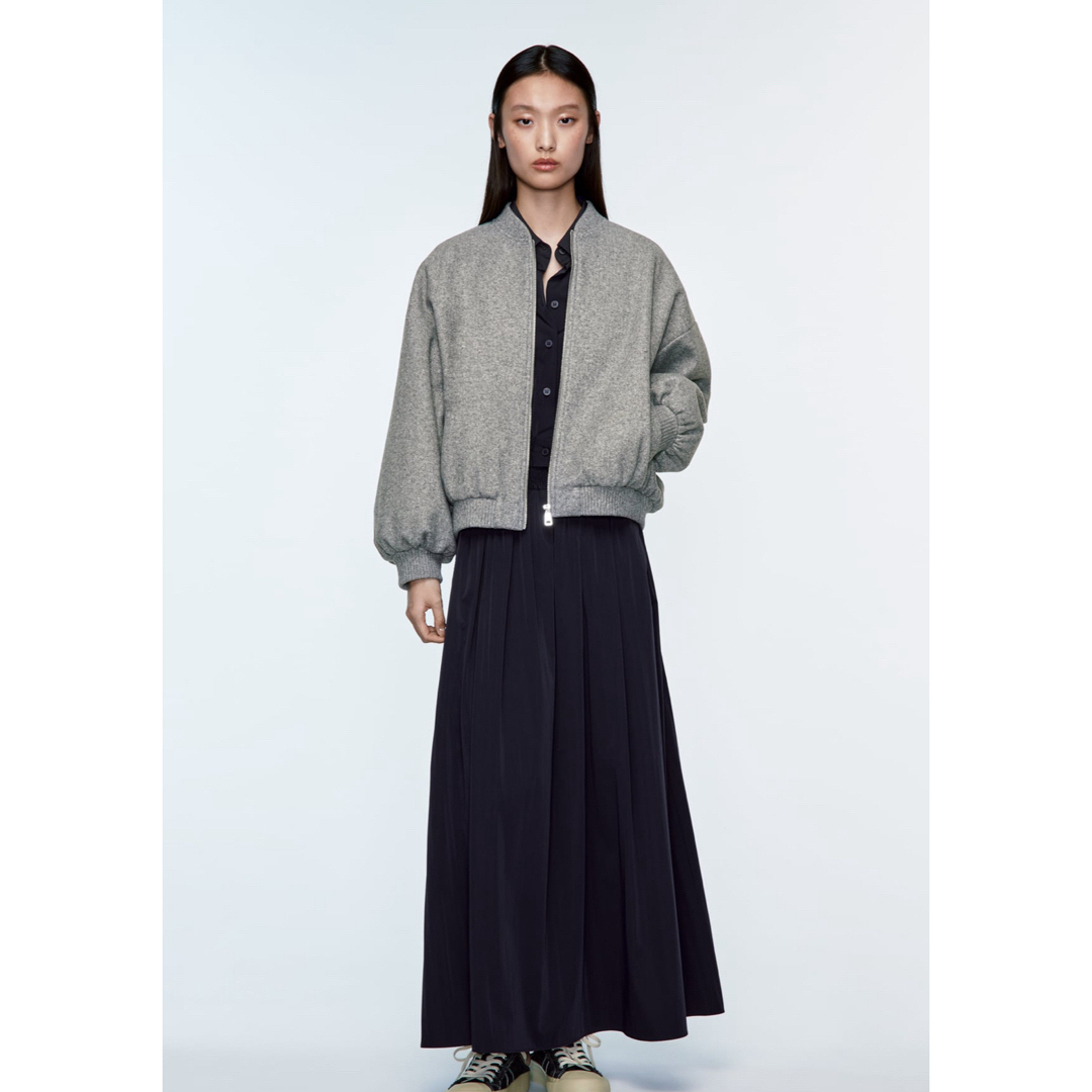 ZARA(ザラ)のZARA ソフトボンバージャケット　ブルゾン　drawer dolce PLST レディースのジャケット/アウター(ブルゾン)の商品写真