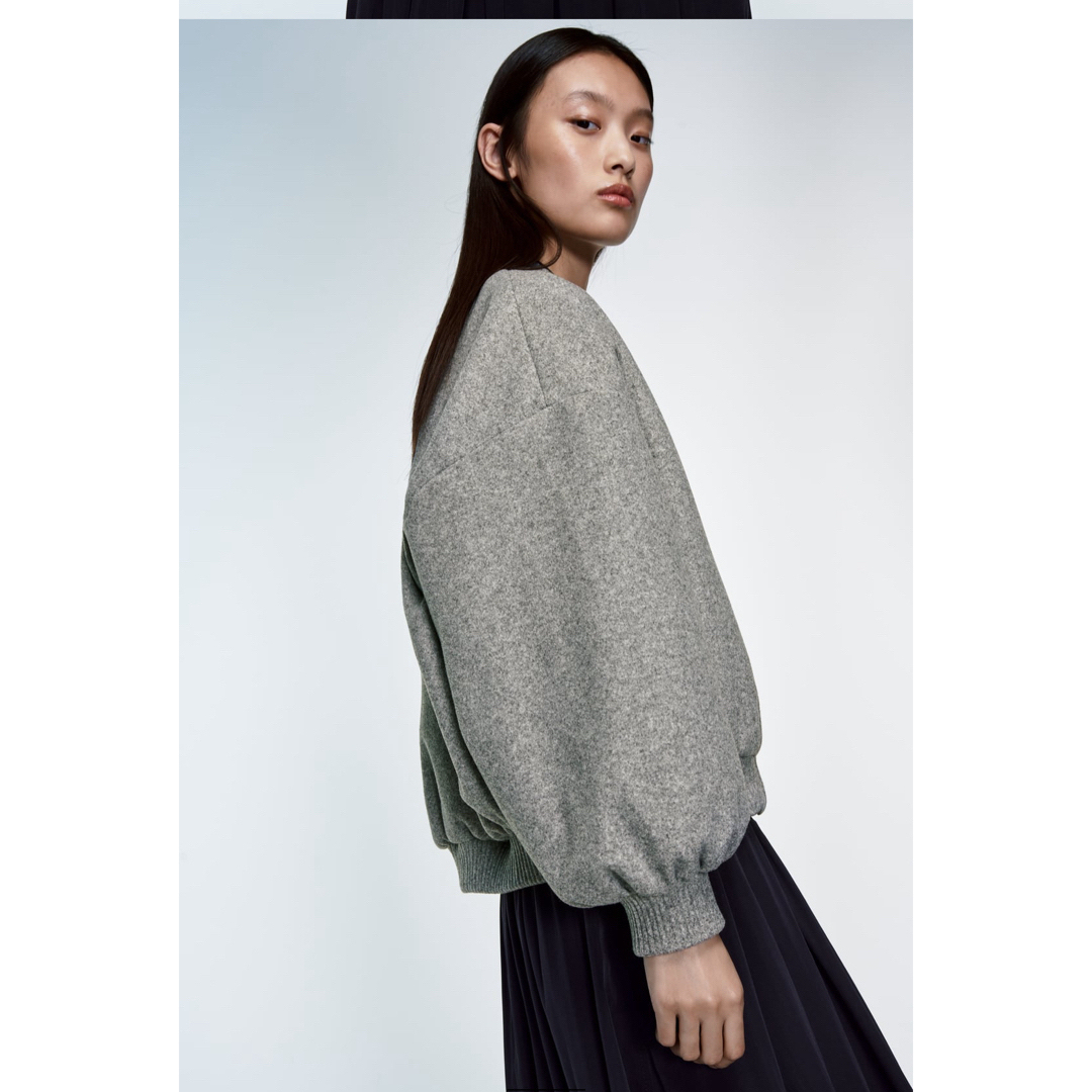 ZARA(ザラ)のZARA ソフトボンバージャケット　ブルゾン　drawer dolce PLST レディースのジャケット/アウター(ブルゾン)の商品写真