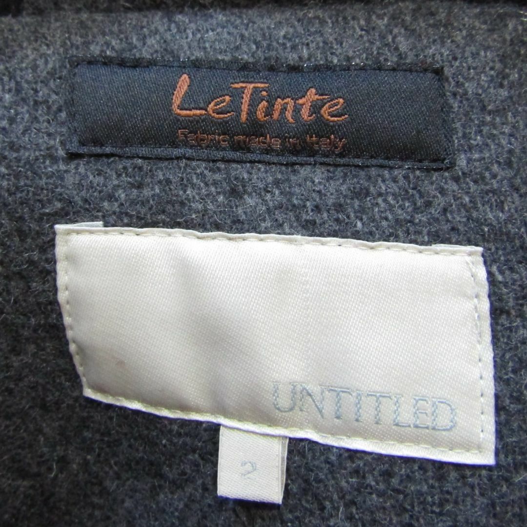 UNTITLED(アンタイトル)のUNTITLED　アンタイトル　LeTinte　ロングダッフルコート レディースのジャケット/アウター(ダッフルコート)の商品写真