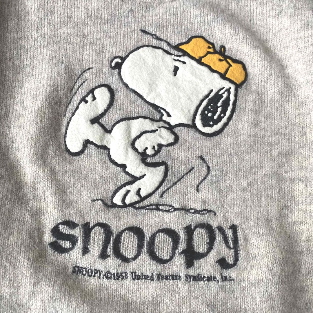 SNOOPY - 90s PEANUTS SNOOPY スヌーピー 刺繍ニット ビンテージの通販 