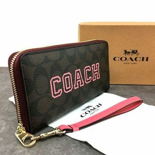 コーチ(COACH)の未使用品 COACH ジップウォレット CB856 ピンク 70(財布)