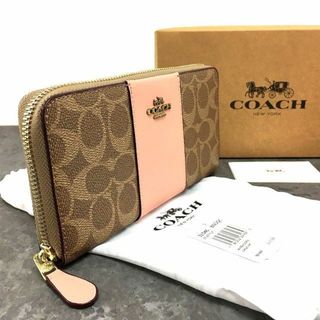 コーチ(COACH)の未使用品 COACH ジップウォレット 31546 ピンク 251(財布)