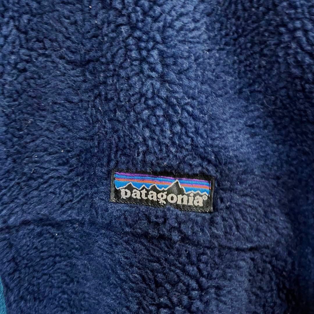 patagonia(パタゴニア)のUSA製ブランド古着PATAGONIAパタゴニア　レトロXボアフリースネイビー レディースのジャケット/アウター(その他)の商品写真