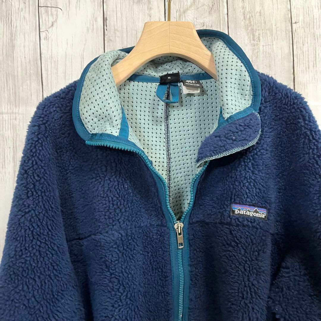 patagonia(パタゴニア)のUSA製ブランド古着PATAGONIAパタゴニア　レトロXボアフリースネイビー レディースのジャケット/アウター(その他)の商品写真