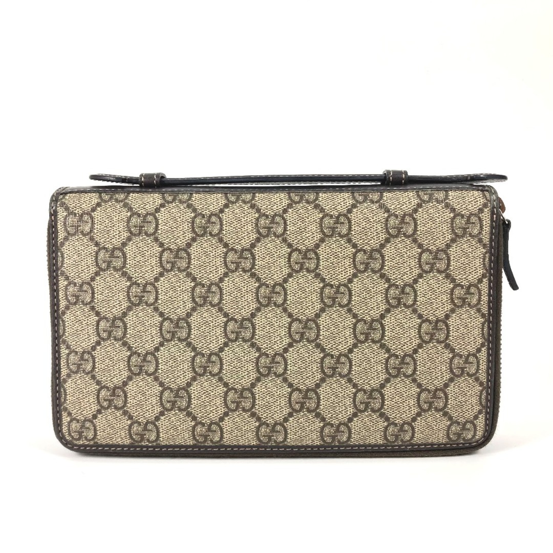 Gucci(グッチ)のグッチ GUCCI GGスプリーム 336298 ロングウォレット ハンドバッグ 長財布 トラベルケース PVC/レザー ベージュ メンズのファッション小物(長財布)の商品写真