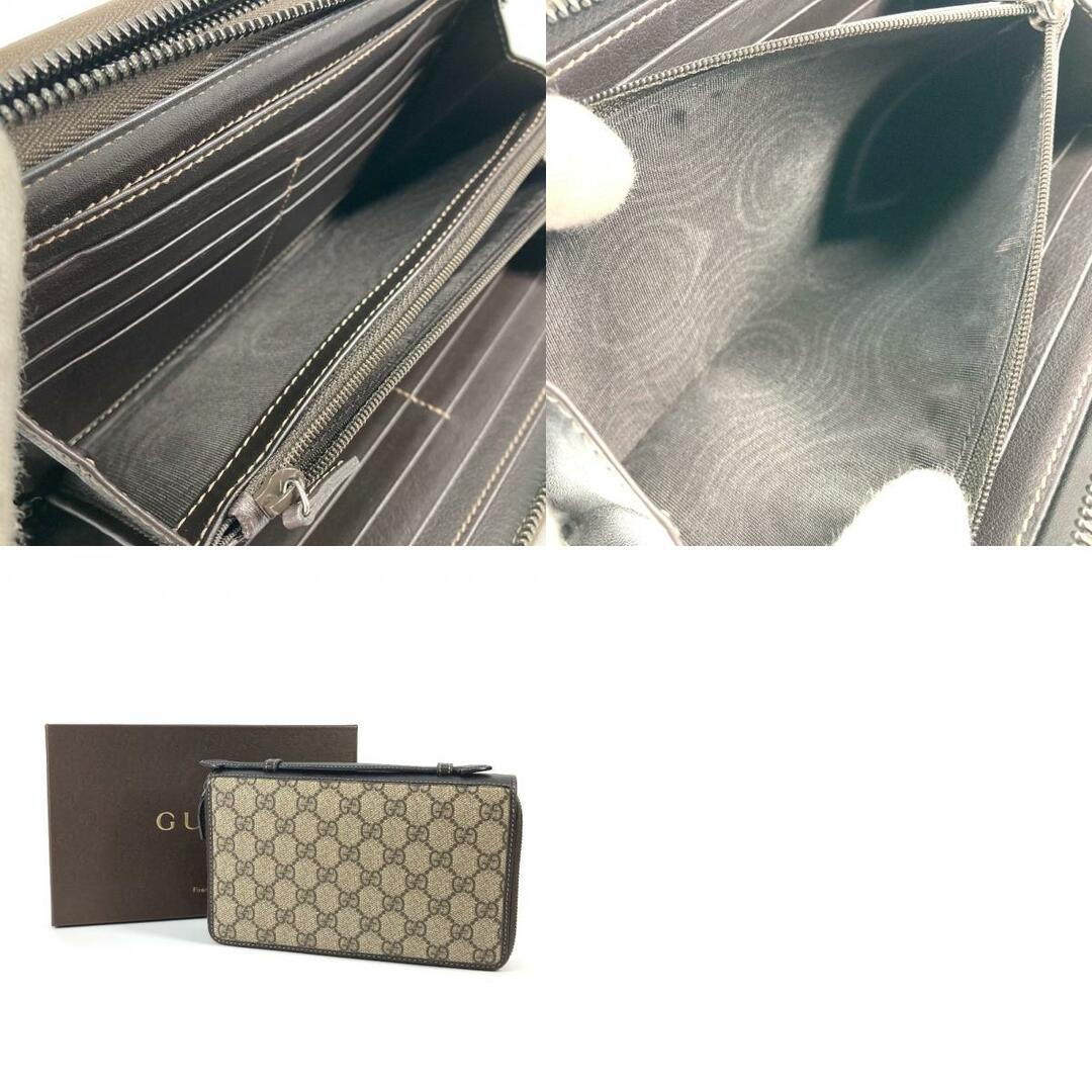 Gucci(グッチ)のグッチ GUCCI GGスプリーム 336298 ロングウォレット ハンドバッグ 長財布 トラベルケース PVC/レザー ベージュ メンズのファッション小物(長財布)の商品写真