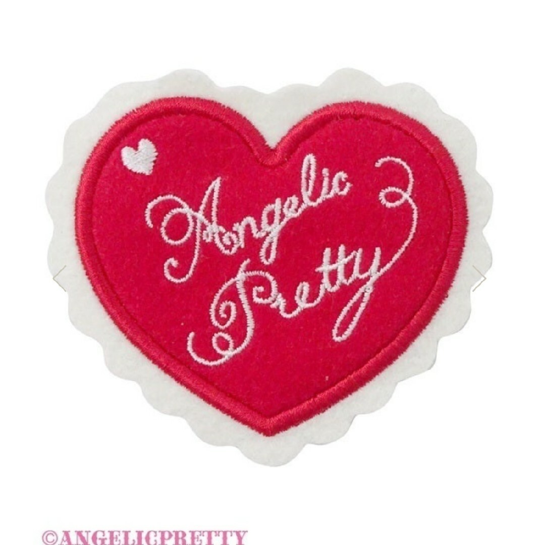 Angelic Pretty(アンジェリックプリティー)のSprinkle Heartワッペンクリップ レディースのヘアアクセサリー(バレッタ/ヘアクリップ)の商品写真