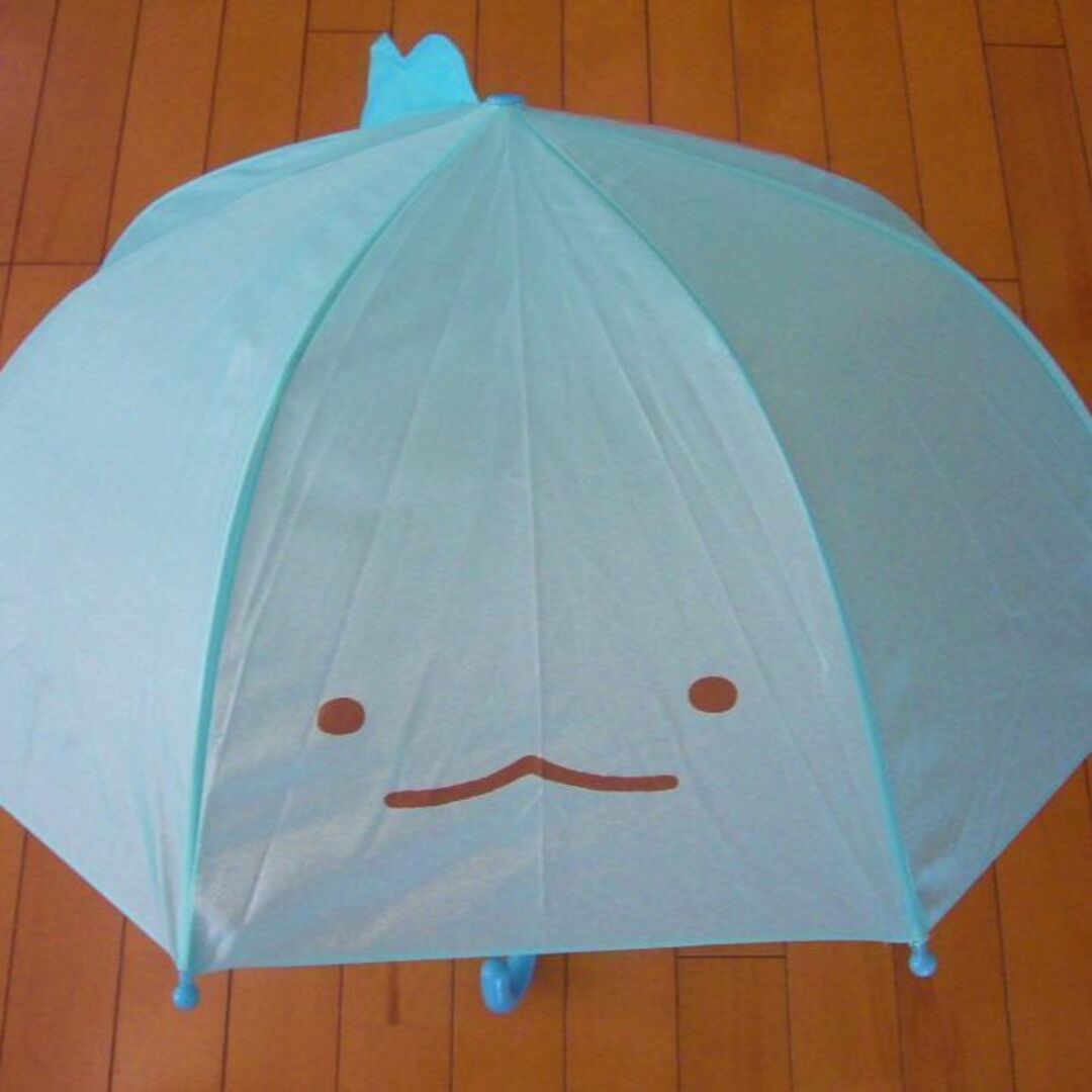 ●子供用耳付き傘・すみっコぐらし  とかげ・雨の日が楽しい・新品・未使用品 キッズ/ベビー/マタニティのこども用ファッション小物(傘)の商品写真