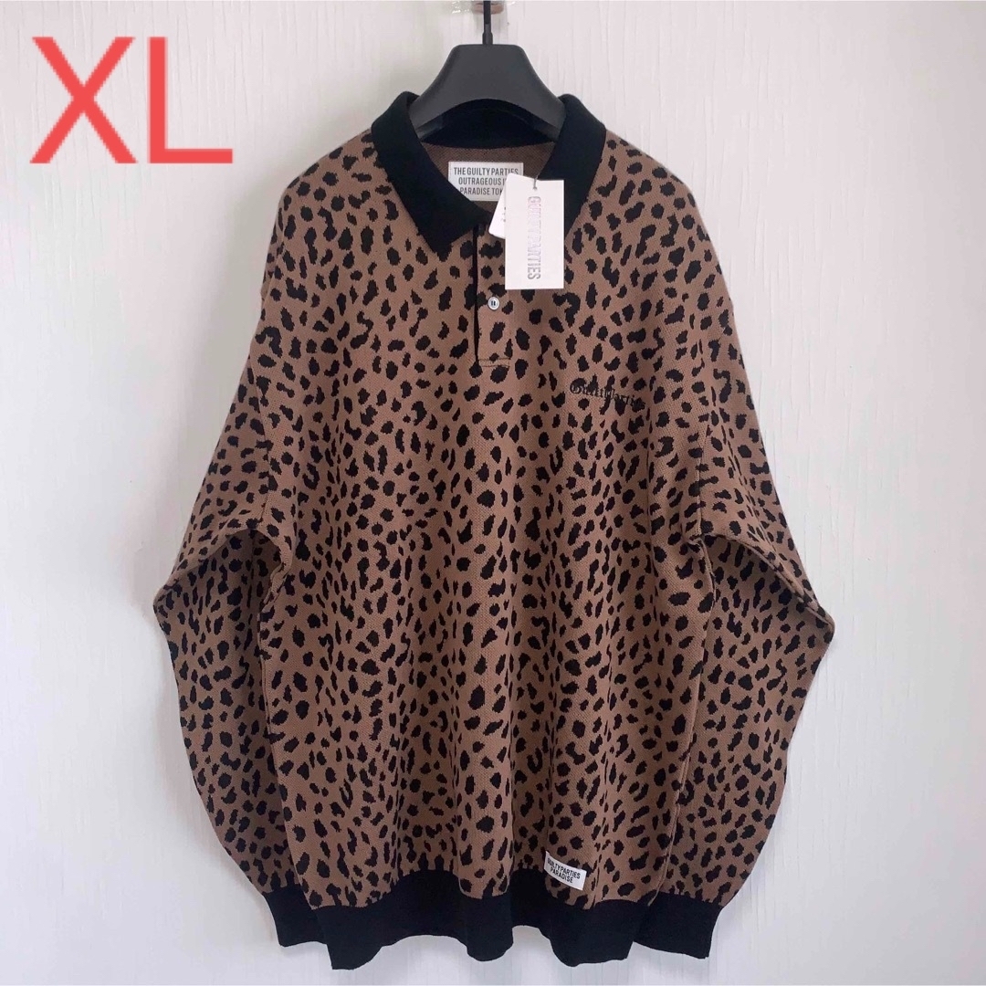 WACKO MARIA(ワコマリア)のXL【WACKOMARIA】LEOPARD POLO／新品タグ付／送料込 メンズのトップス(ポロシャツ)の商品写真