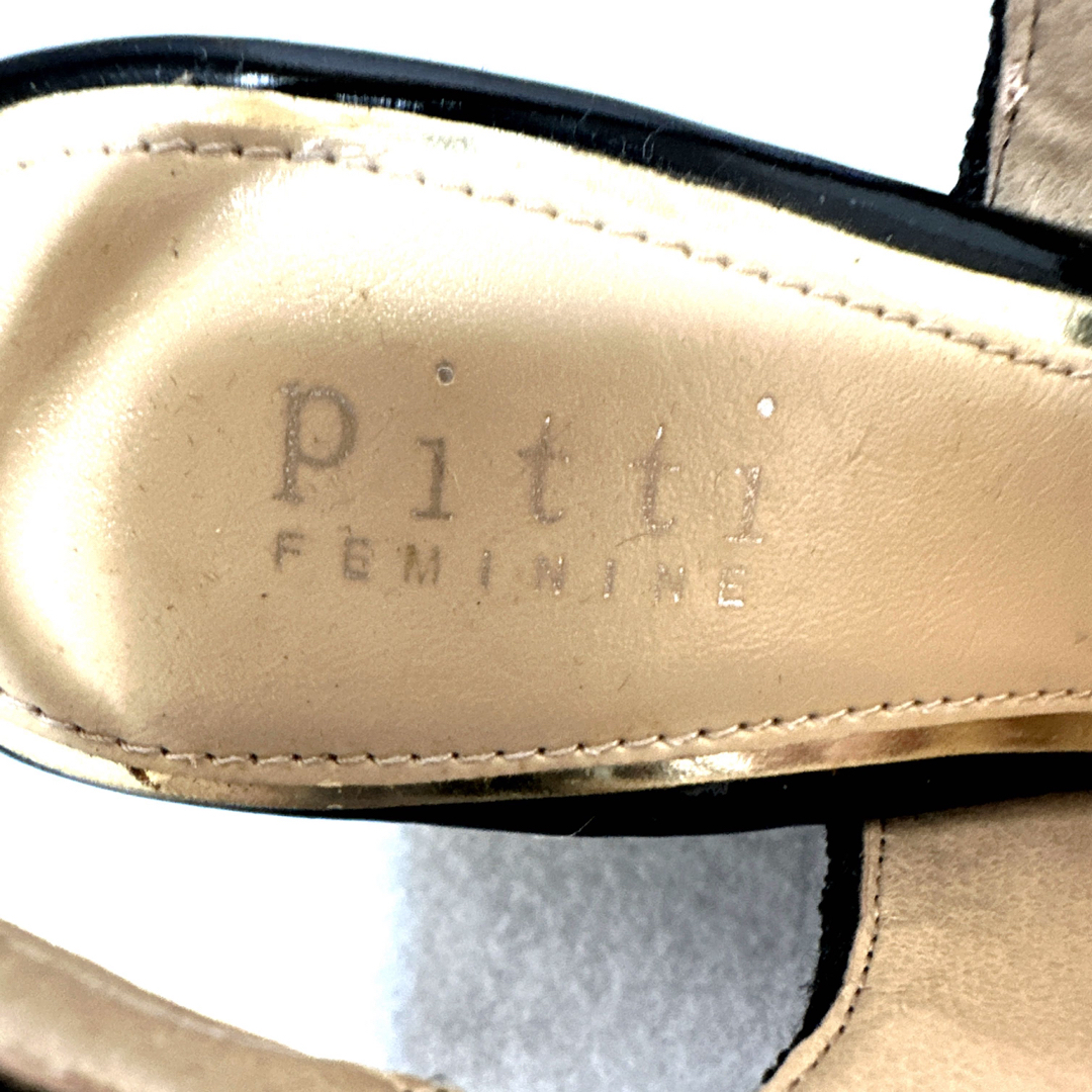 Pitti(ピッティ)のPitti/ピッティ/サンダル/リボン/ウェッジ/ジュートサンダル/22EE レディースの靴/シューズ(サンダル)の商品写真