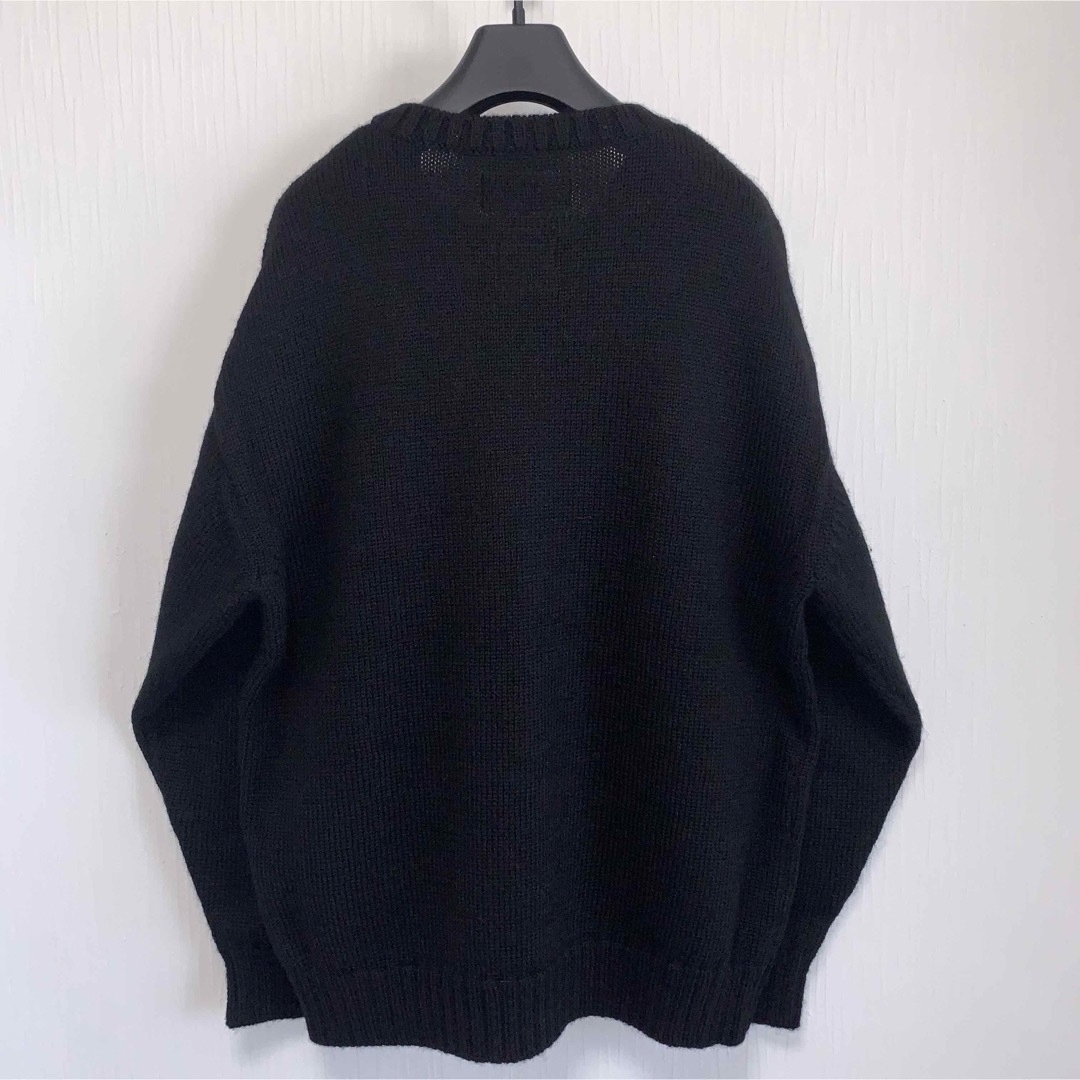 WACKO MARIA(ワコマリア)の黒L【WACKOMARIA】INTARSIA SWEATER／新品タグ付／送料込 メンズのトップス(ニット/セーター)の商品写真