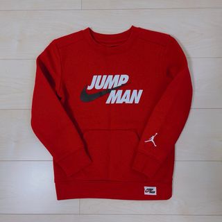 ジョーダン(Jordan Brand（NIKE）)のNIKE ジョーダン　トレーナー　赤　110㎝(Tシャツ/カットソー)