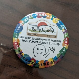 トヨタ(トヨタ)のラリージャパン　RallyJapan　2023　缶バッジ　TOYOTA(ノベルティグッズ)