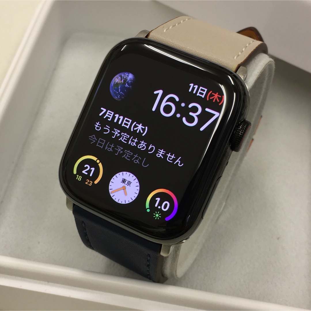 スマートフォン/携帯電話Apple watch series5 アップルウォッチ 40黒ステンレス