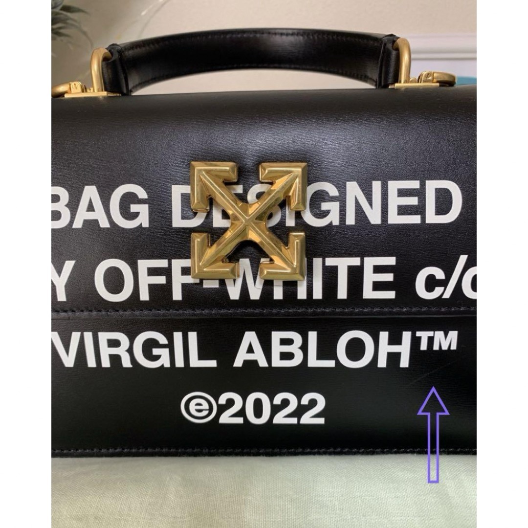 OFF-WHITE(オフホワイト)の美品2022AWOff-White  Jitney 1.4 TopHandle  レディースのバッグ(ショルダーバッグ)の商品写真