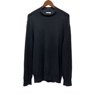 ヤエカ(YAECA)のKheiki 22AW Mock-neck Sweater エクストラファインウールセーブルステッチ刺繍モックネックニットセーター ハイネック(ニット/セーター)